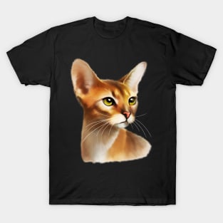 Abyssinian cat, Cat Lover T-Shirt